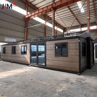 Maison conteneur extensible JJM de 40 pieds Maison préfabriquée portable et pliable pour hôtel