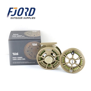 Mulinello da Pesca a Mosca FJORD OEM di Alta Qualità, Completamente in Metallo, Leggero, per Pesca all'Aperto, Confezione Standard con 2 <span class=keywords><strong>Esche</strong></span> Artificiali CN;SHN - Product Image 6