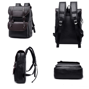 <span class=keywords><strong>Zaino</strong></span> da uomo retrò alla moda per computer, da viaggio, grande capacità, <span class=keywords><strong>idrorepellente</strong></span> in PU - Product Image 5