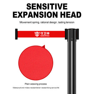 เสา stanchion สำหรับคิวสแตนเลสสีทองสีเงินสีดำพับเก็บได้ - Product Image 5