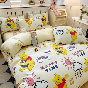 Thiết Kế Thời Trang Phim Hoạt Hình Phổ Biến In Ấn Thiết Kế 4PC Duvet Cover Set Bộ Đồ Giường Đặt Gối Bộ - Product Image 2