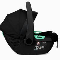 Poussette 3-en-1 de luxe avec siège auto pour bébé, nacelle et siège réversible, système de voyage haut de gamme pour bébé