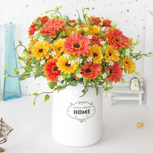 <span class=keywords><strong>Bouquet</strong></span> de fleurs artificielles en soie à 7 têtes de style européen pour la décoration de <span class=keywords><strong>mariage</strong></span>, la fête des mères, Pâques ou Halloween - Product Image 3