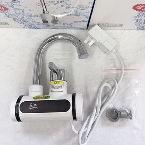 Grifo eléctrico de calentamiento instantáneo, agua caliente en 3 segundos, montado en la pared con pantalla de temperatura y protección contra fugas - Product Image 3