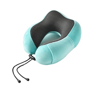 Oreiller <span class=keywords><strong>en</strong></span> <span class=keywords><strong>mousse</strong></span> à mémoire de forme <span class=keywords><strong>en</strong></span> U-Support de cou portable avec pochette de voyage, cadeau d'entreprise idéal et utilisation ergonomique quotidienne - Product Image 2