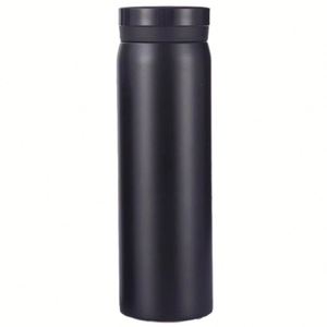 Thermos de poche mince et élancé de 280 ml, 148 g, à double paroi isolante, pour boissons, idéal pour étudiants, bureau, activités de plein air et promenades - Product Image 6