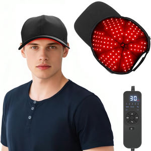 Topi/Tudung Terapi Cahaya Merah Portabel untuk Pertumbuhan Rambut 660nm 850nm dengan Timer Kasual Unisex Laser - Product Image 1