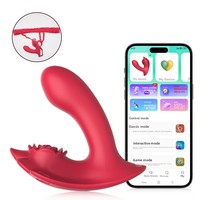Vibrateur sans fil portable à double vibration puissante pour la stimulation du point G et du clitoris, jouet sexuel pour adultes améliorant l'orgasme