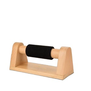Soporte de madera para flexiones con base antideslizante, manijas duraderas para ejercicios, equipo de entrenamiento físico para el hogar, unisex para adultos - Product Image 5