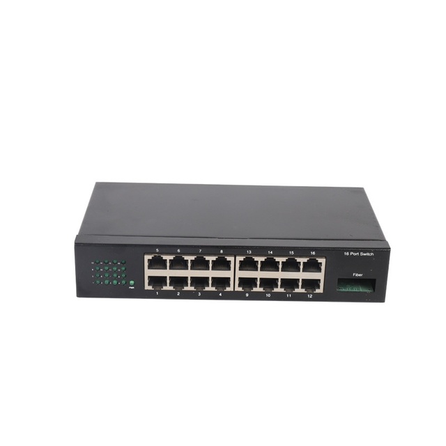 S2000 16-Port Ethernet Switch Adaptive RJ45 Ports Auto-Rollover Plug and Play