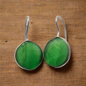 Wholesale Bulk Manufactures of Premium Quality Green Gemstone Sterling <b>Silver</b> <b>Earring</b> Gold Plated Fashion Jewelry for <b>Weddings</b> - Product Image 6