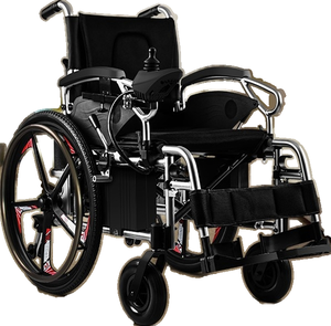 Silla de ruedas plegable de carga pesada silla de ruedas eléctrica con motor sin escobillas transporte triciclo eléctrico para los ancianos - Product Image 1