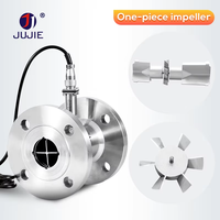 Débitmètre à turbine, capteur de fréquence, compteur, connexion à bride en acier inoxydable, signal d'impulsion 4-20 mA