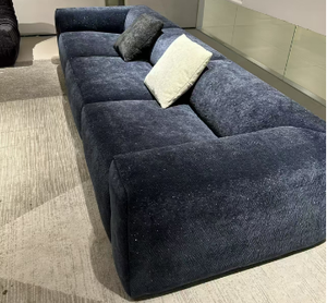 Set di Divani Modulari in Tessuto Chenier di Alta Gamma in Stile <span class=keywords><strong>Minimalista</strong></span> Europeo Italiano per Salotti o Hotel - Product Image 4