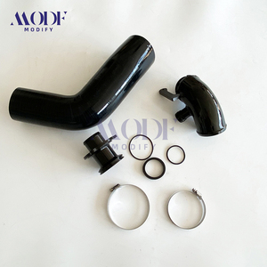 Kit de suppression du silencieux avec tuyau coudé d'admission <span class=keywords><strong>turbo</strong></span> et tuyau d'admission en silicone pour VW <span class=keywords><strong>Golf</strong></span> MK7 GTI R Audi S3 A3 TT EA888 Gen3 2015+ - Product Image 5