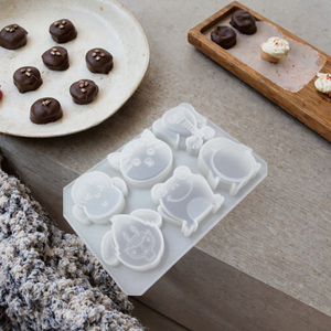 Nouveauté en gros : Moules à gâteau en silicone écologiques, couleurs assorties, qualité alimentaire, pour chocolat et bonbons, outils de pâtisserie - Product Image 3