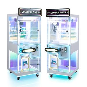 Máquina de garras metálica de tamaño mediano con soporte en español, receptor de tickets de escritorio, máquina expendedora tipo grúa con WiFi y luz intermitente - Product Image 2