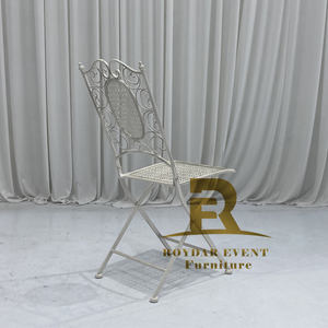 Silla de jardín para bodas Silla de comedor de metal <span class=keywords><strong>Miranda</strong></span> Muebles de exterior Silla de mariposa plegable - Product Image 3