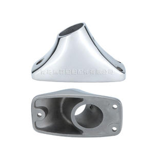 Support de mât de drapeau et base de support en acier inoxydable 316, accessoires de quincaillerie marine pour montage d'antenne de yacht - Product Image 4