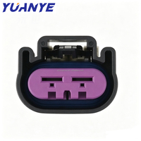Connecteur automobile haute intensité 2 broches 6,3 mm DJ70239-6.3-21 de remplacement 15454358 pour faisceau de ventilateur de radiateur Cadillac