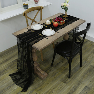 Negozio di torte da caffè <span class=keywords><strong>Vintage</strong></span> decorativo 70*300cm di lunghezza tovaglia da pranzo di nozze merletto di lusso - Product Image 2