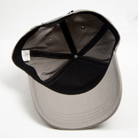 Gorra Deportiva Gris Personalizada Sin Estructura, Logotipo Bordado de Casco de Hockey y Escudo, Gorra Ajustable para Equipo de Hockey sobre Hielo