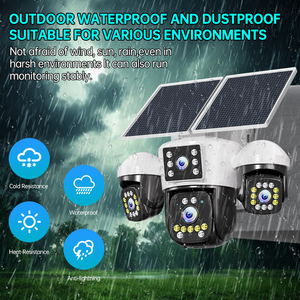Meilleure Vente : Système <span class=keywords><strong>de</strong></span> Caméra <span class=keywords><strong>de</strong></span> <span class=keywords><strong>Surveillance</strong></span> CCTV 12MP, Caméra <span class=keywords><strong>de</strong></span> Sécurité Solaire à 360 Degrés, Vision Nocturne Panoramique, pour la Maison et les Bébés - Product Image 6