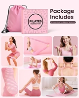 YWTB 2025 Penjualan Terlaris Bola Yoga Gym Pita Peregangan Kain Resistance Band Lingkaran Ajaib Yoga Pilates Ring Set Perlengkapan Kebugaran