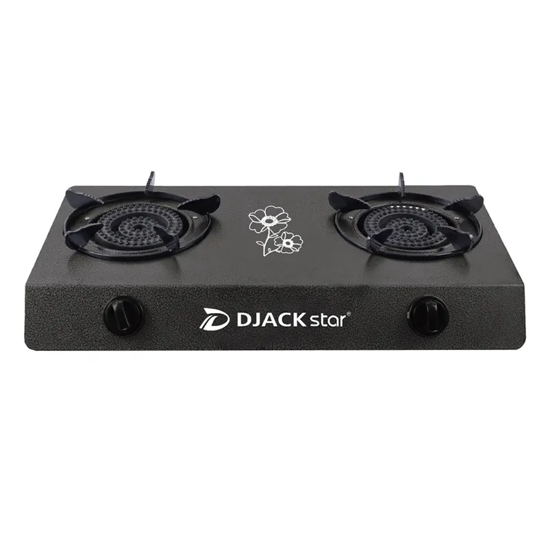 Djack Sao 8042-F40 Thời Trang Giá Bán Buôn Hồng Ngoại Bếp Gas 2 Burner Bếp Gas Với Lò Nướng Và Nướng