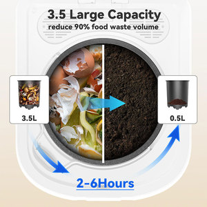 Broyeur de déchets alimentaires domestique en acier inoxydable grande capacité 4,2 L, technologie Multigrind, moteur <span class=keywords><strong>0</strong></span>,67 CV, intelligent - Product Image 4