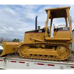 Dijual Caterpillar D3C bulldoser kucing D3C LGP Crawler bulldoser bekas