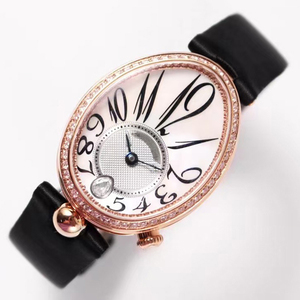 Reloj de Pulsera Femenino de Alta Calidad, con Bisel de Diamantes, Oro Rosa, Esfera Blanca Ovalada, Mecánico Automático de Alta Precisión - Product Image 3