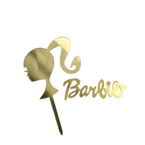 อุปกรณ์ตกแต่งเค้กวันเกิด<span class=keywords><strong>เจ้า</strong></span><span class=keywords><strong>หญิง</strong></span>แบบใหม่ ลายครอส บอร์เดอร์ อิน วินด์  อะคริลิคสำหรับตกแต่งซิลลูเอท - Product Image 6