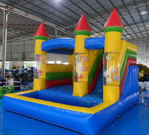 Château gonflable de 13 pieds avec toboggan pour mariage, idéal pour la <span class=keywords><strong>location</strong></span> événementielle - Product Image 4