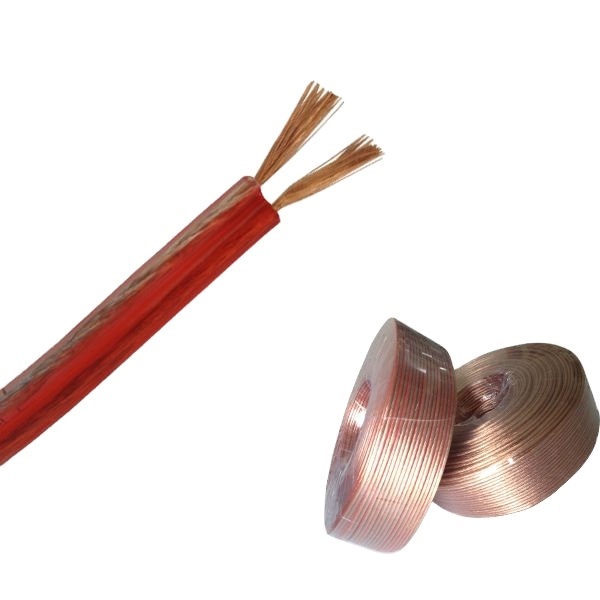 2x1.5mm Speaker Cable Red Black CCA Audio Cable Parallel Wires Copper Clad Aluminum Wire 	copper Wire Factory