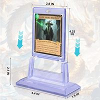 Vente en gros de briques magnétiques pour cartes 35PT avec support, étui de protection pour cartes avec base pour jeux de cartes