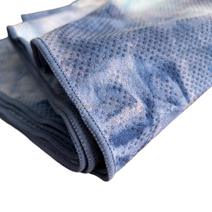 Eco-friendly in microfibra Tie-dye Hot <span class=keywords><strong>Yoga</strong></span> tappetino asciugamano per <span class=keywords><strong>Yoga</strong></span> lavabile in Silicone presa puntini ad asciugatura rapida asciugamano assorbente 72" - Product Image 3