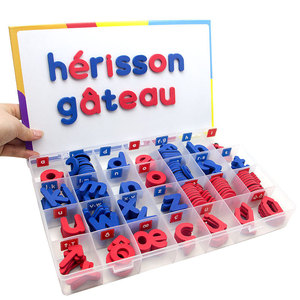 French <strong>English</strong> Alphabet EVA Magnetic Stickers for 3-6 Year Olds-Children's Early Education <strong>Language</strong> &amp; Spelling <strong>Teaching</strong> <strong>Aid</strong> - Product Image 2