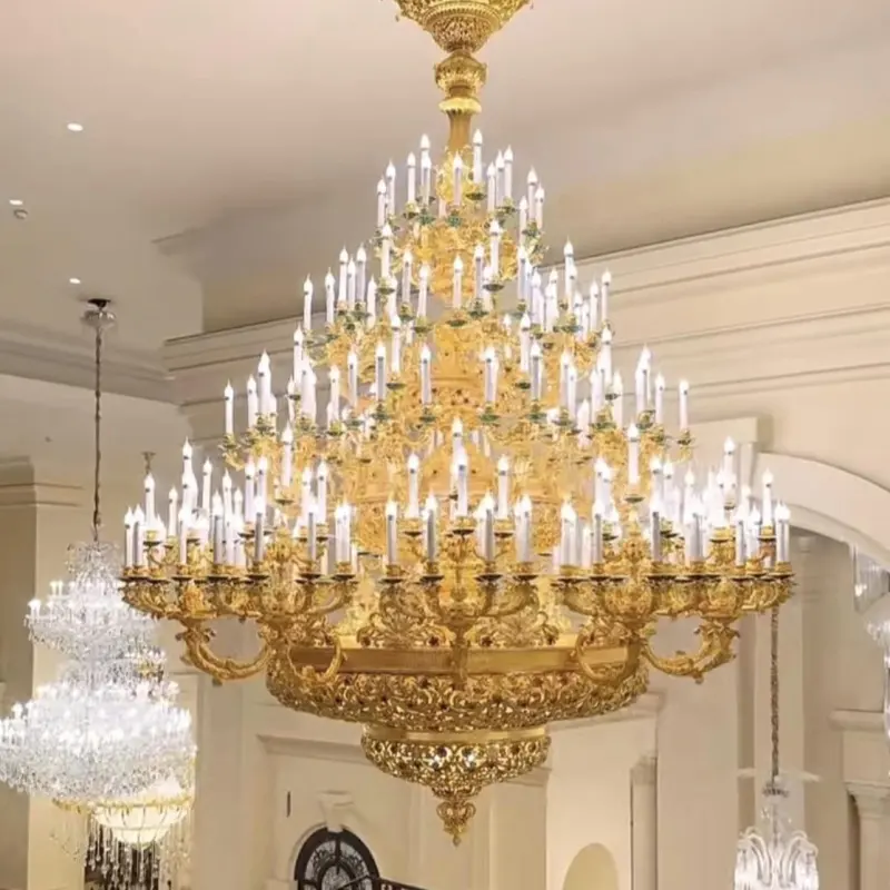 Maria Theresa avize lüks otel düğün canlı oda dekorasyon K9 avize lüks kristal avize