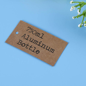 Étiquette suspendue en papier kraft personnalisée / Étiquette suspendue pour jeans / Étiquette suspendue en cuir - Product Image 5