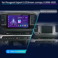 Junsun Carplay Android Autoradio pour Citroen Jumpy 3 SpaceTourer 2006-2021 Lecteur DVD de voiture pour Citroen Jumpy 3 Autoradio Stéréo