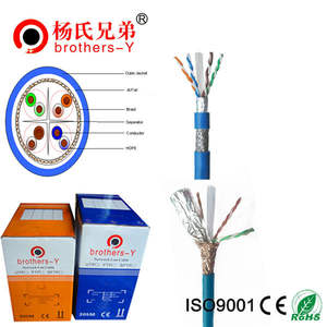 <span class=keywords><strong>สาย</strong></span>เคเบิลเครือข่าย SFTP <span class=keywords><strong>CAT6</strong></span> สำหรับภายในอาคาร 4 คู่ 23AWG ทองแดง ปลอกหุ้ม PVC <span class=keywords><strong>สาย</strong></span> <span class=keywords><strong>LAN</strong></span> 250MHz - Product Image 5