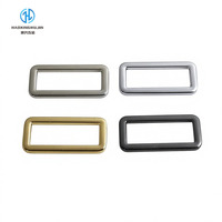 Sangle de sac de 1,2 pouce (32 mm) avec boucles coulissantes réglables en métal, anneaux carrés en O, boucles pour ceintures de vêtements DIY, anneaux carrés coulissants, pièces pour sacs