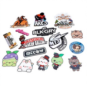 สติกเกอร์ไวนิลกันน้ำ กันรังสียูวี แบบไดคัท พิมพ์ลายตามสั่ง ติดด้วยกาว PVC ฉลากสติกเกอร์แบบไดคัท สติกเกอร์ปรับแต่งได้ พร้อมโลโก้ของฉัน - Product Image 4