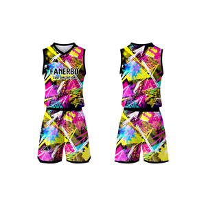 Jersey Latihan Atletik Pria Kelas Atas Set Pakaian Basket Seragam Jersey Basket Kustom - Product Image 3