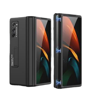 Para Zfold2 funda para teléfono móvil nueva pantalla plegable W21 soporte magnético personalizado resistente a caídas funda protectora C - Product Image 5