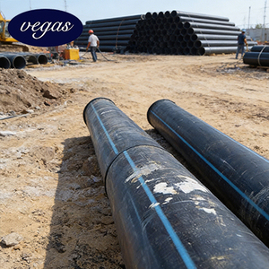 Tubería de PE de 315 mm, 500 mm, 630 mm, 710 mm de Diámetro Grande, PE100 PN16, Tubería y Accesorios de HDPE para Sistemas de Suministro de Agua y Drenaje - Product Image 4