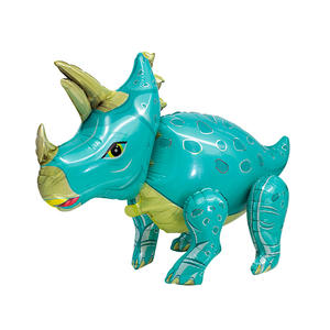 4D ballons dinosaure en aluminium debout dinosaure <span class=keywords><strong>anniversaire</strong></span> décoration fournitures de fête garçon enfants jouets hélium ballons combinaison - Product Image 2