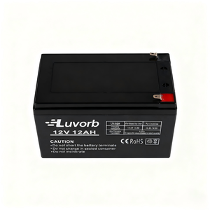 Luvorb 6FM12 <span class=keywords><strong>12V</strong></span> <span class=keywords><strong>Batterie</strong></span> au plomb VRLA scellée fabriquée 12AH pour fauteuils roulants électriques - Product Image 1