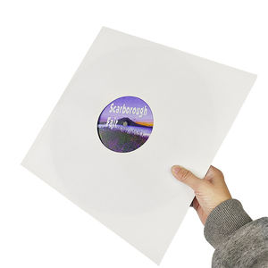 Disque vinyle LP personnalisé de 12 pouces en gros pochettes intérieures en papier lourd sans acide avec trou - Product Image 6